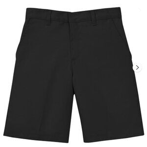 Classroom School Uniforms Adult Flat Front Shorts 52364 Black